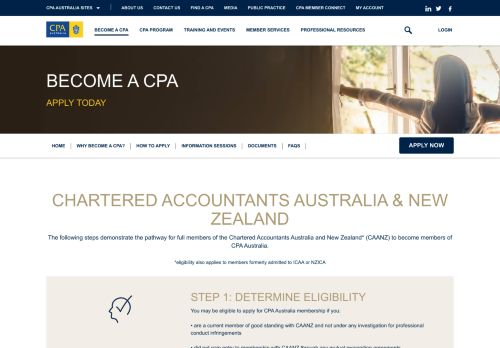 
                            8. Chartered Accountants Australia & New Zealand (CAANZ)
