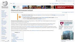 
                            4. Chartered Accountants Ireland - Wikipedia