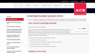 
                            13. Chartered Banker (CB) | AICB