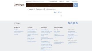 
                            5. Chase Online(sm) for Business | J.P. Morgan