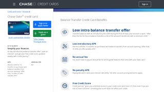 
                            1. Chase Slate Credit Card | Chase.com