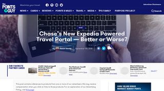 
                            10. Chase's New Expedia Powered Travel Portal — Better or Worse?