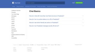 
                            3. Chat Basics | Facebook Help Center | Facebook