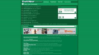 
                            3. Chat Hour - Chat Rooms and Social Network