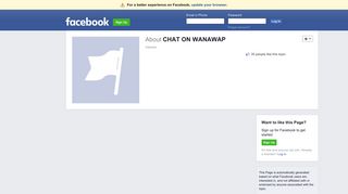 
                            3. CHAT ON WANAWAP | Facebook