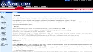 
                            4. Chat Rules - ALAMAK - Chat Login