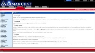 
                            5. Chat Rules - Alamak Chat