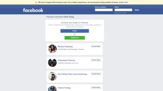 
                            7. Chat Toing Perfis | Facebook