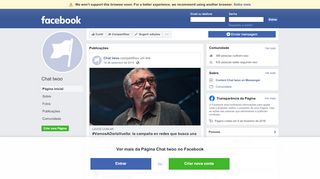 
                            4. Chat twoo - Página inicial | Facebook