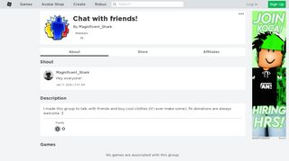 
                            6. Chat with friends! - Roblox