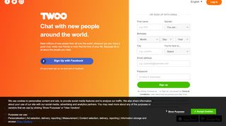 
                            4. Chat with new people around the world. - Twoo - Meet New People
