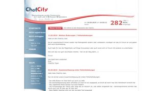 
                            12. ChatCity News-Archive - Der Chat zum Freunde treffen und chatten