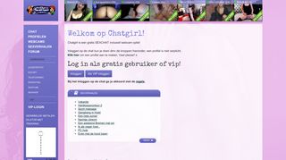 
                            2. Chatgirl.nl: De oudste en grootste gratis sexchat van Nederland