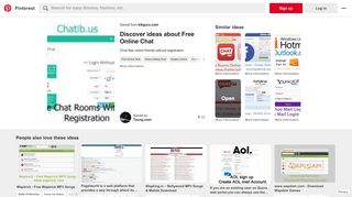 
                            3. Chatib - Free Chat Rooms With No Registration | www ... - Pinterest
