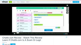 
                            11. Chatib.com Review : Watch This Review Learn If Chatib.com Is A ...