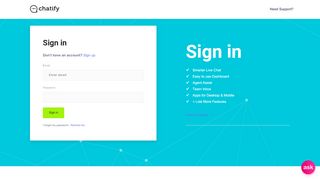 
                            6. Chatify.com - Sign in