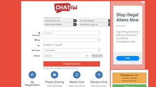 
                            9. Chatiw : Free text chat rooms