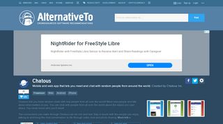 
                            11. Chatous Alternatives and Similar Apps and Websites - AlternativeTo.net