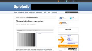 
                            3. Chatroulette Sperre umgehen | Online Tools - Spieledb