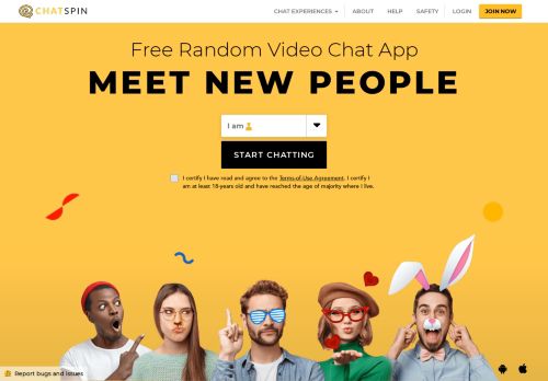 
                            5. ChatSpin: App Gratuita per Video Chat Casuali