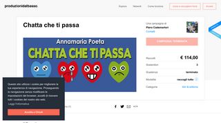 
                            7. Chatta che ti passa - crowdfunding - Produzioni dal Basso