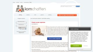 
                            3. Chatten zonder registratie - KomChatten