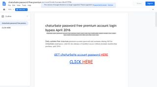 
                            9. chaturbate password free premium account login bypass April 2016