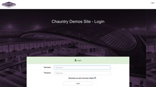 
                            11. Chauntry Demos Login Page