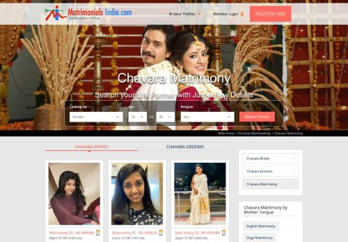 
                            12. Chavara Matrimony - Chavara Matrimonial Site for Marriage, Wedding