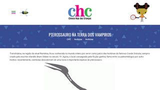 
                            11. CHC | Pterossauro na terra dos vampiros