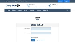 
                            8. Cheap Bulk SMS - Login