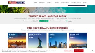 
                            9. Cheap Flights: Book Flights Online with Travel Center | Travel Agents