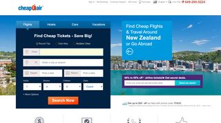 
                            4. Cheap Flights: Get Cheap Airfares & Tickets - CheapOair New ...