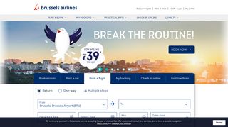 
                            5. Cheap flights to Brussels / from Brussels – Brussels Airlines