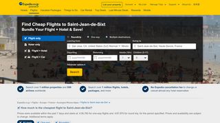 
                            7. Cheap flights to Saint-Jean-de-Sixt - Book Your Flight to Saint-Jean-de ...