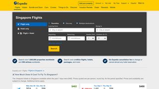 
                            10. Cheap Flights to Singapore 2018: Book Cheap Airfare ... - Expedia