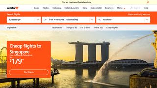 
                            7. Cheap Flights to Singapore | Jetstar