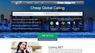 
                            9. Cheap Global Calling - Free Calls at Sign Up