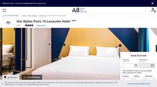 
                            4. Cheap hotel PARIS - ibis Styles Paris 15 Lecourbe