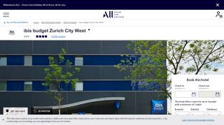 
                            6. Cheap hotel ZURICH - ibis budget Zurich City West