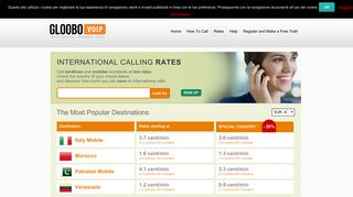 
                            6. Cheap international calling rates from GlooboVoIP