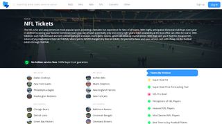 
                            11. Cheap NFL Football Tickets | No Service Fees - TickPick