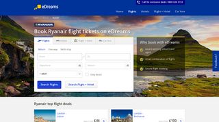 
                            3. Cheap Ryanair flights - bookings and reviews on eDreams UK