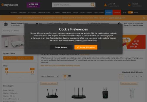 
                            10. Cheap TP-LINK Wireless Networking Deals UK | Ebuyer.com