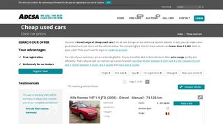 
                            13. Cheap used cars available | CarsOnTheWeb