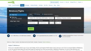 
                            7. Cheapest Flights to Melaleuca (null) | Airfares to Melaleuca from NZ$733