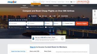 
                            1. CheapOair: Cheap Airline Tickets, Hotels & Car Rentals