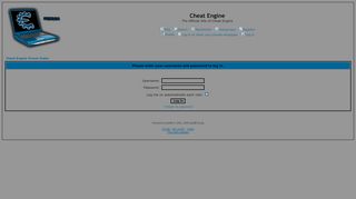 
                            6. Cheat Engine :: Log in