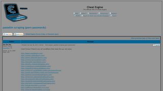 
                            8. Cheat Engine :: View topic - pastebin scraping (porn passwords)