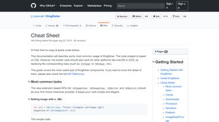 
                            6. Cheat Sheet · onevcat/Kingfisher Wiki · GitHub